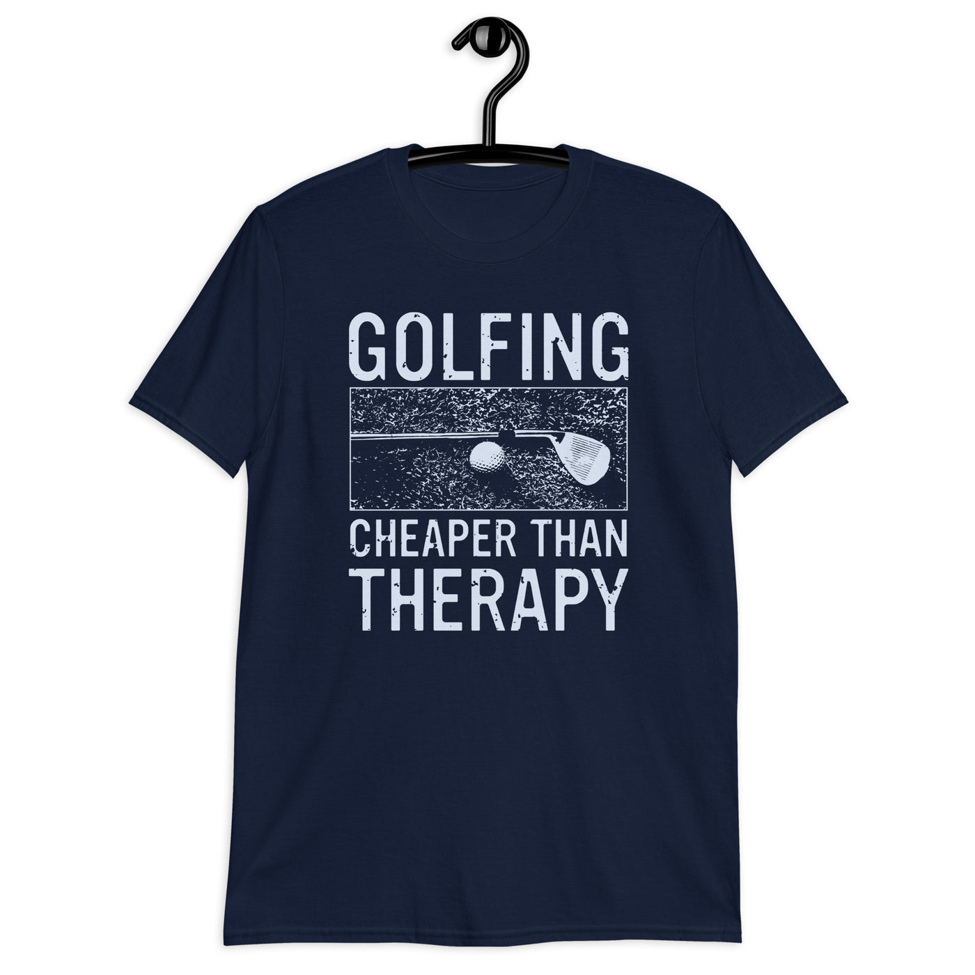 Golfing, cheaper than therapy