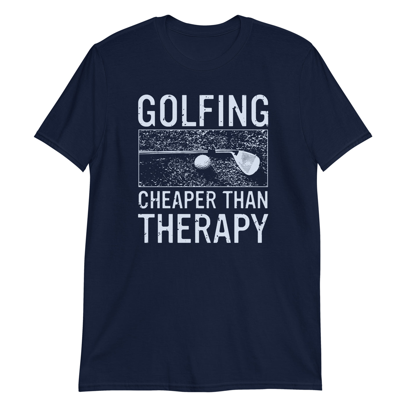 Golfing, cheaper than therapy