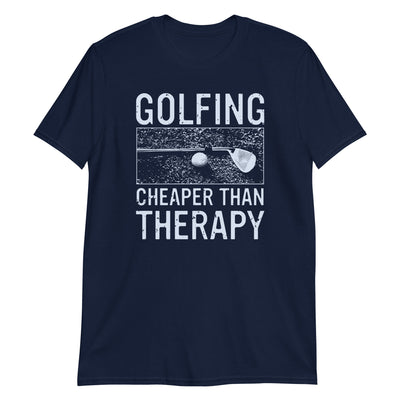 Golfing, cheaper than therapy