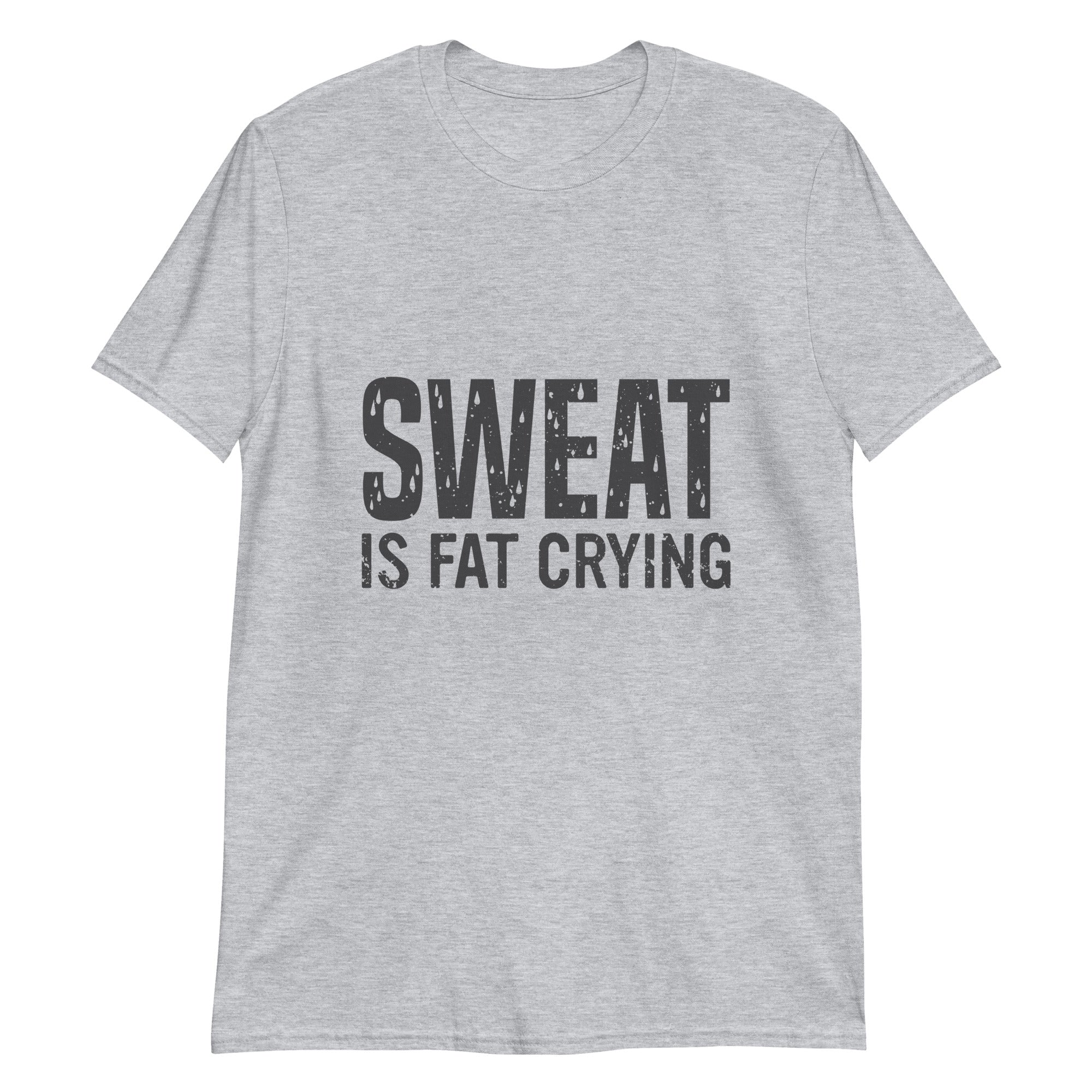 Sweat is fat crying