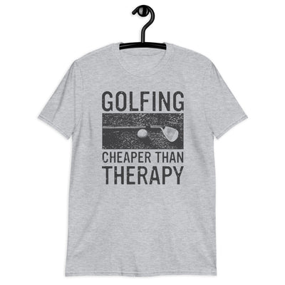 Golfing, cheaper than therapy