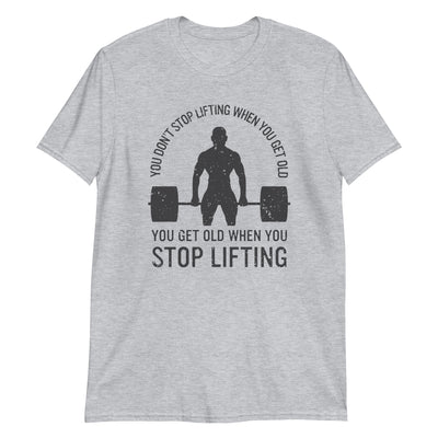 You don't stop lifting when you get old