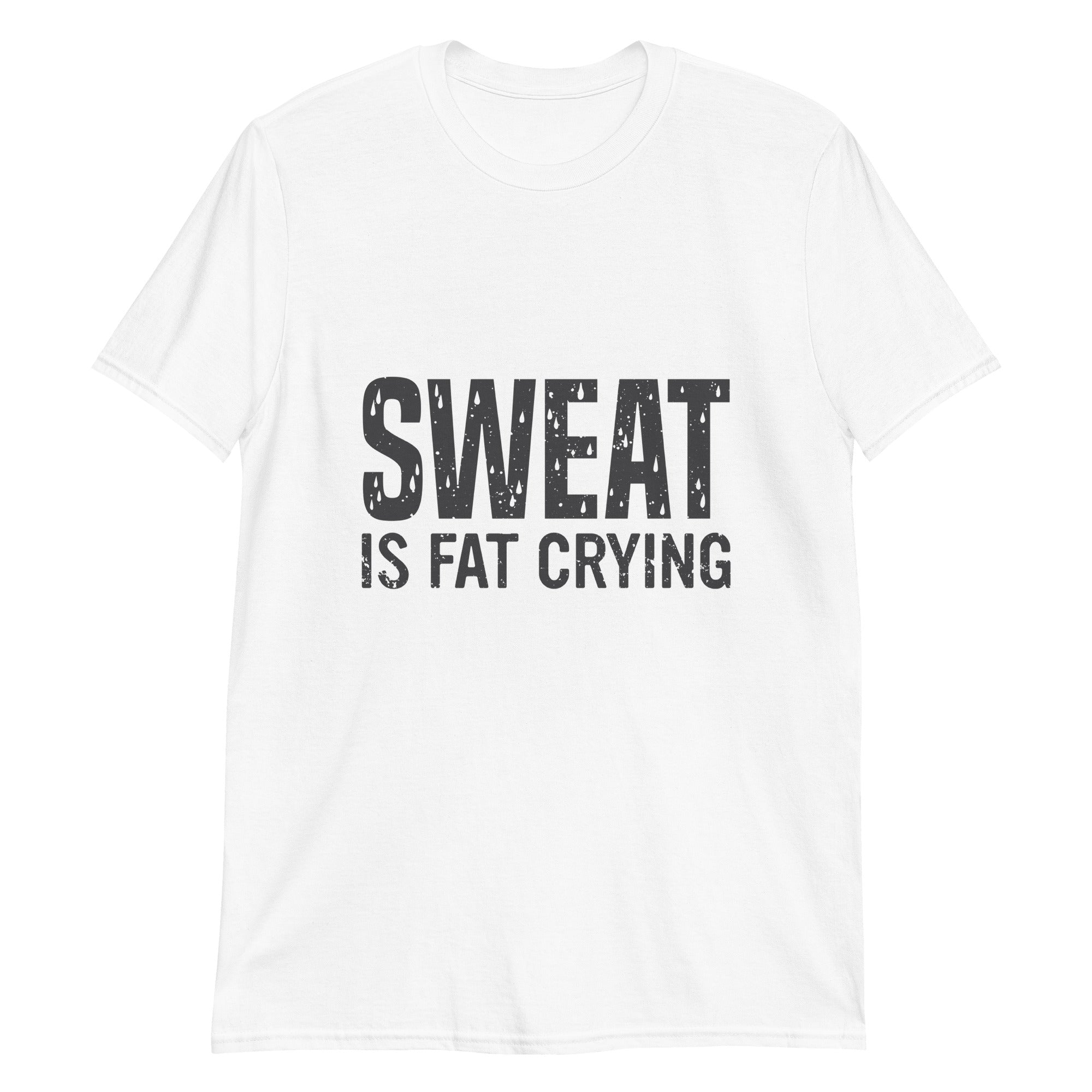 Sweat is fat crying