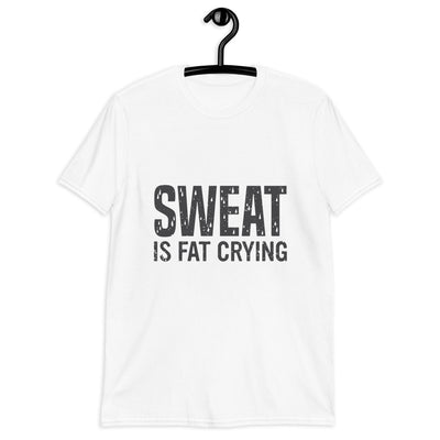 Sweat is fat crying