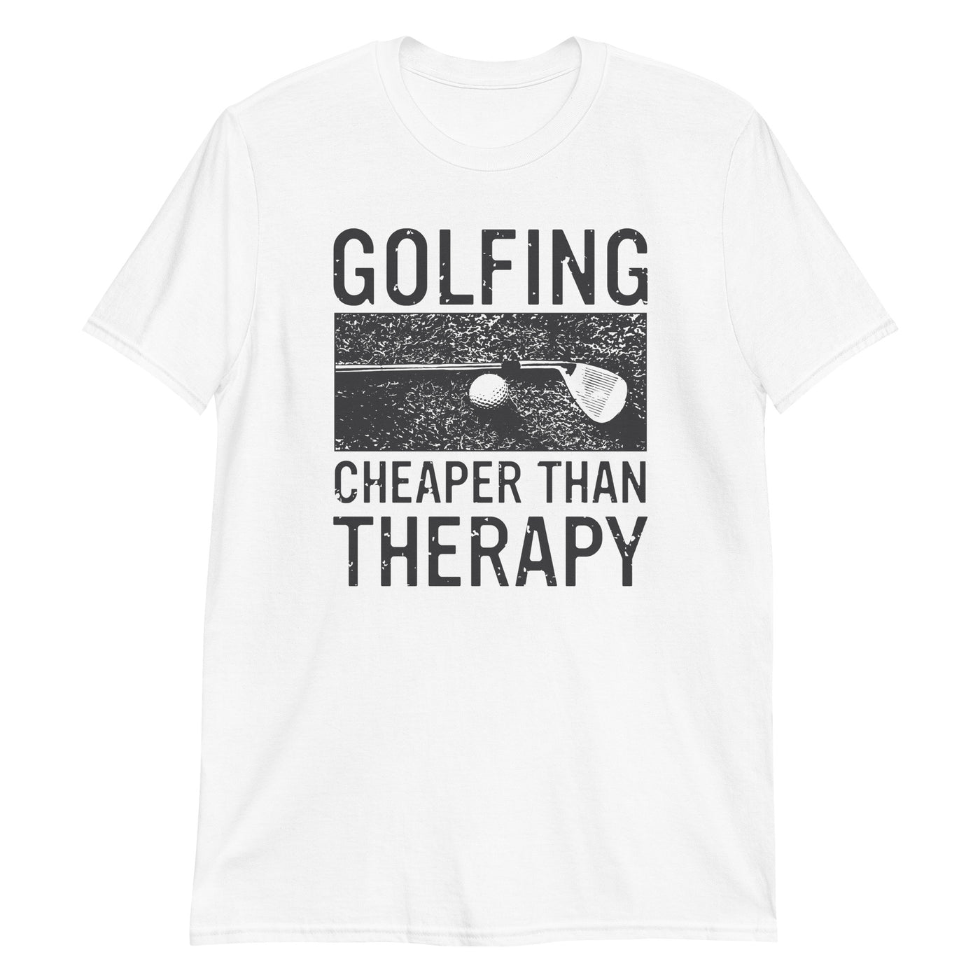 Golfing, cheaper than therapy