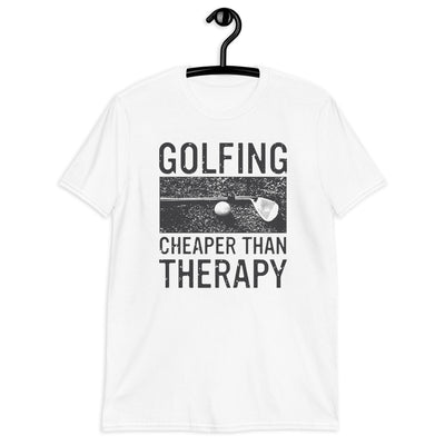 Golfing, cheaper than therapy